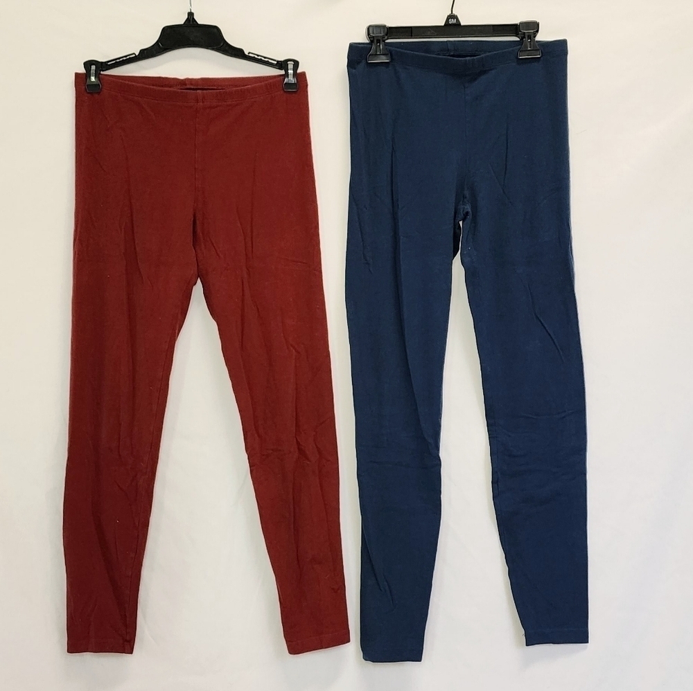 Charlotte Russe Maroon & Navy Leggings Bundle